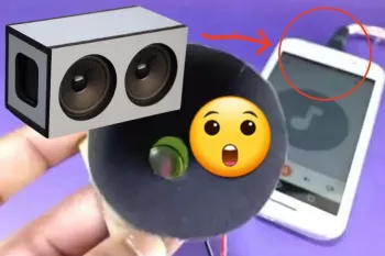 روش ساخت یک بلندگوی شیپوری برای موبایل !