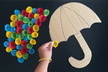 دیوارکوب کاغذی زیبا و آسان / این دیوارکوب زیبا را برای اتاقت بساز