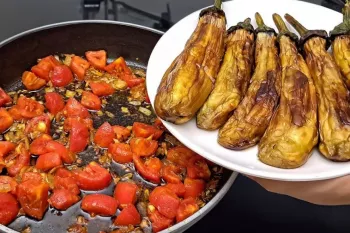 غذای فردات این باشه / سه تا غذای فوری و خوشمزه با بادمجان غذای گیاهی و خوشمزه