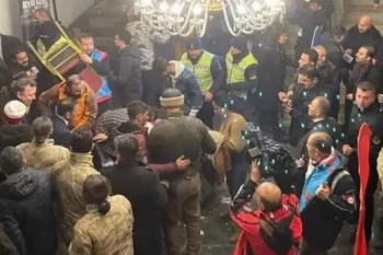 فرو ریختن سقف یک هتل در ترکیه!