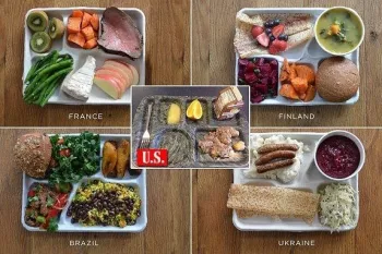بچه های کشورهای مختلف تو مدرسه ناهار چی میخورند؟!