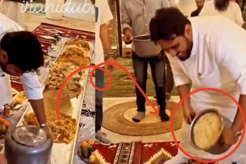 غذا خوردن عرب ها در امارات این شکلیه!