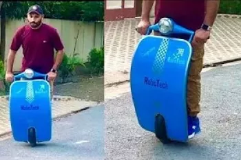 ساخت اسکوتر برقی یک چرخ خود متعادل کننده !
