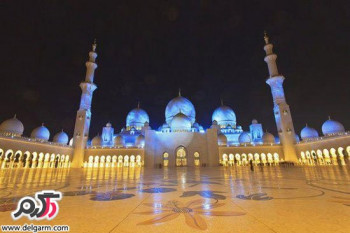 اگر به ابو ظبی رفتید حتما از این مسجد لوکس از جنس طلا دیدن کنید!