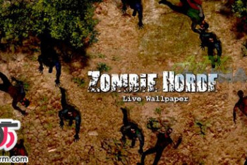 دانلود لایو والپیپر زامبی ها Zombie Horde Live Wallpaper v1.0 برای اندروید