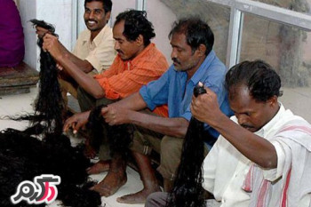 مراسم جالب وقف کردن جالب موهای سر در کشور هند