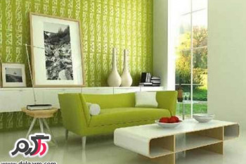 مدلهای دکوراسیون داخلی منزل جدید به رنگ سبز