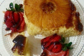 آموزش پخت کیک آناناس خوشمزه