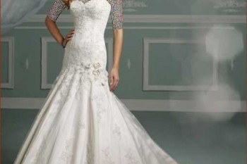 مدل لباس عروس بلند طرح ایتالیا
