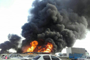آتش سوزی در یک نفتکش شرکت نفت دولتی مکزیک + تصاویر شنبه 3 مهر 1395