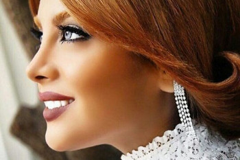 جدیدترین مدل از آرایش چهره ی عروس ایرانی 2016