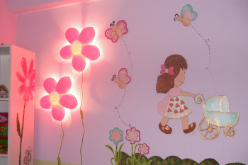 تزئین دیوار اتاق کودک جذاب و خلاقانه