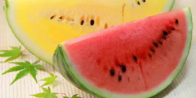 هندوانه زرد و قرمز