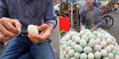 هندی ها اینجوری تخم مرغ پوست میگیرن !!