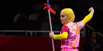 رفتار جالب میزبان مسابقات تالو لحظه مصدومیت مینا پناهی ورزشکار ایرانی