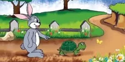 داستان کوتاه کودکانه خرگوش و لاکپشت + دانلود صوتی قصه