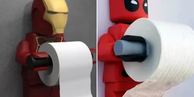 استفاده از شخصیت های معروف فیلم و انیمیشن به عنوان جای دستمال کاغذی !