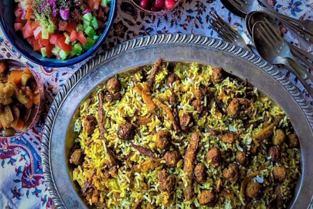 طرز تهیه کلم قمری پلو