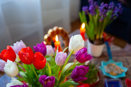 عکس های دیزاین و چیدمان سفره 7 سین (98)