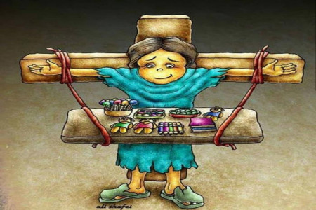 7 کاریکاتور دلخراش به مناسبت روز جهانی کودکان کار