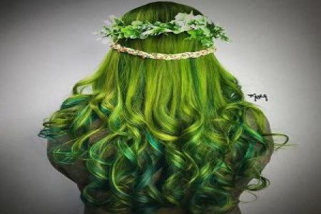 تصاویری از رنگ مو فانتزی 2018 جدید و زیبا - دلگرم