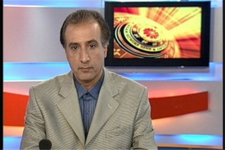 ویدئوی عجیب تبلیغاتی محمدرضا حیاتی پشت میز خبر!