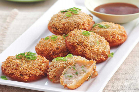 طرز تهیه کوکو کنجدی
