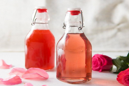 شربت گل محمدی+خواص گل سرخ یا محمدی