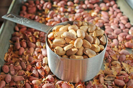 آموزش برشته کردن بادام زمینی
