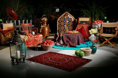 آموزش مسقطی هنداونه ای بدون فر ویژه شب یلدا