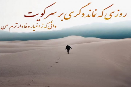 شعر روزی که نماند دگری بر سر کویت از وحشی بافقی
