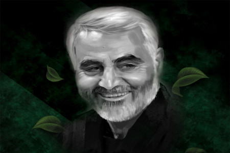 طرح بنر شهادت سردار قاسم سلیمانی با کیفیت بالا