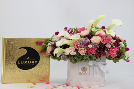 انواع باکس گل برای هدیه