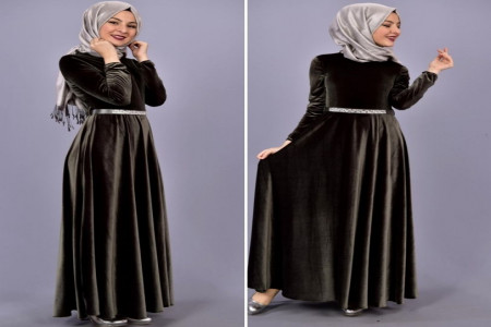 جدیدترین و شیک ترین مدل لباس مجلسی بلند مخمل