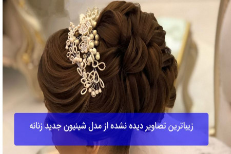 زیباترین تصاویر دیده نشده از مدل شینیون جدید زنانه