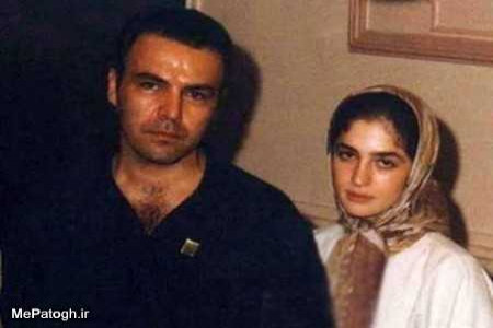 عکسی قدیمی از زنده یاد عسل بدیعی و فریبرز عرب نیا