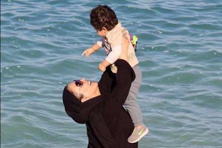جدیدترین عکس های زیبا بروفه و پسرش اهورا
