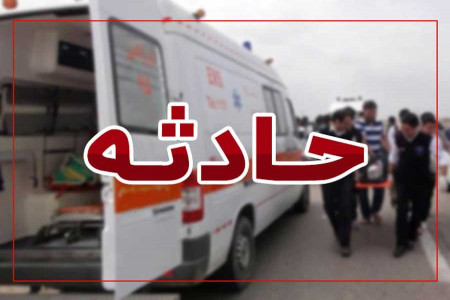 چپ شدن اتوبوس در تبریز