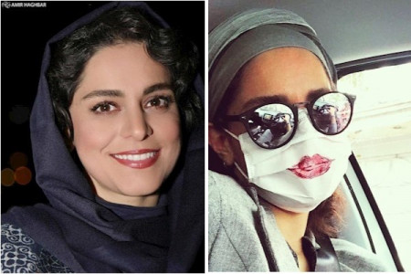 ماسک رژ لبی غزل شاکری !