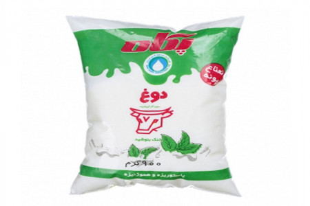 دستمال کاغذی در دوغ