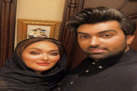 جدیدترین عکس دو نفره ی الهام حمیدی و همسرش