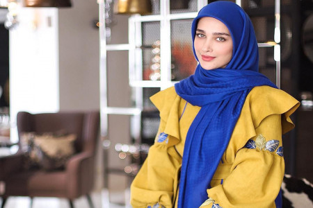 آناشید حسینی مشکی پوش شد !