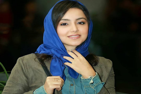 استایل متفاوت نازنین بیاتی در پشت صحنه ی یک فیلم !