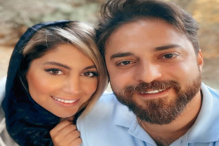 عکس جنجالی بابک جهانبخش و همسرش در ساحل کیش