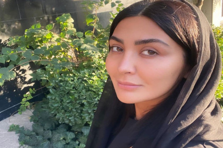 مریم معصومی وسط برف و کولاک