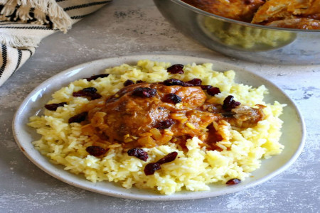 طرز تهیه شیرین پلو با شیره خرما و انگور