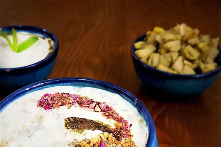 طرز تهیه بورانی کنگر یا ماست و کنگر به روشی ساده