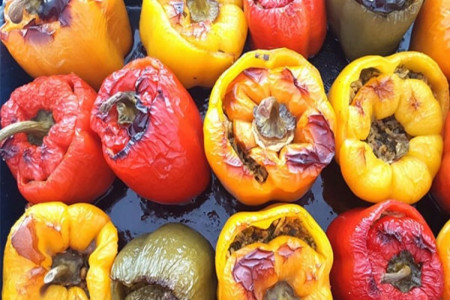 آشنایی با سبزی دلمه فلفل دلمه ای با عطر و طعم فوق العاده