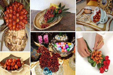 ایده هایی جذاب برای تزیین سنجد سفره هفت سین