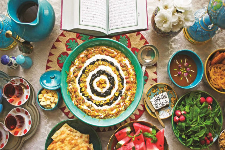 جدیدترین مدل های تزیین سفره افطار ماه رمضان
